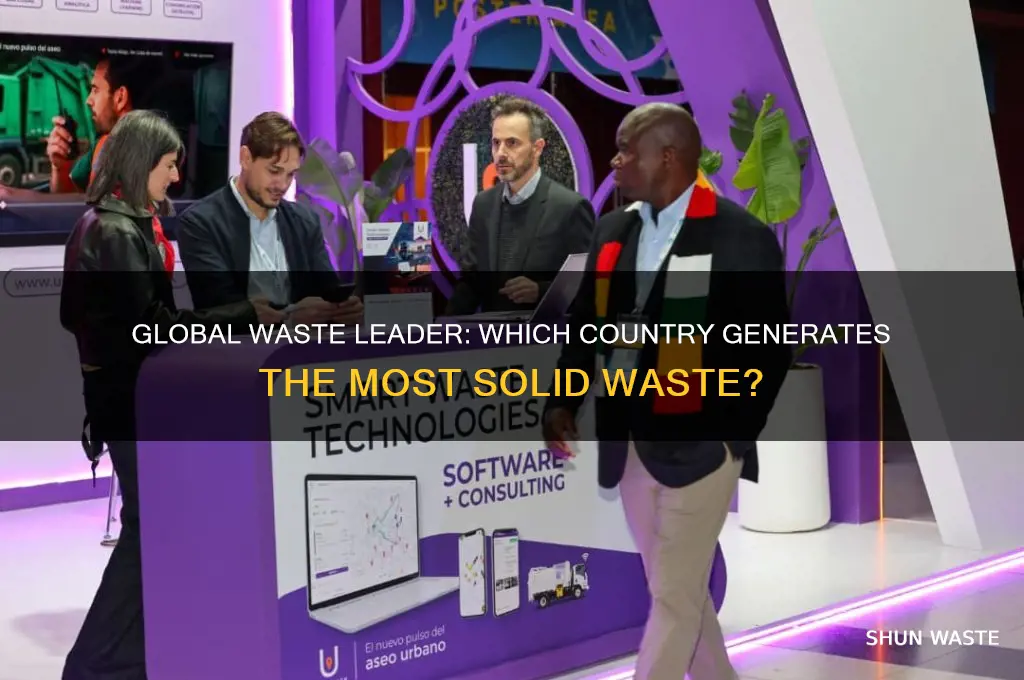 what country is the leader in solid waste generatioin