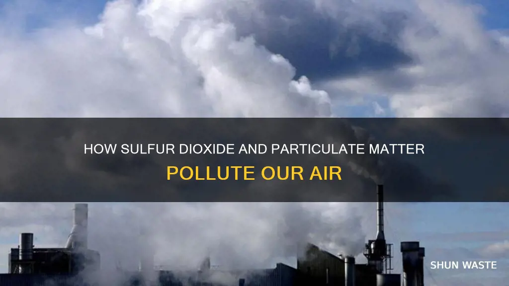 what creates air pollution like sulfur dioxide and particulate matter