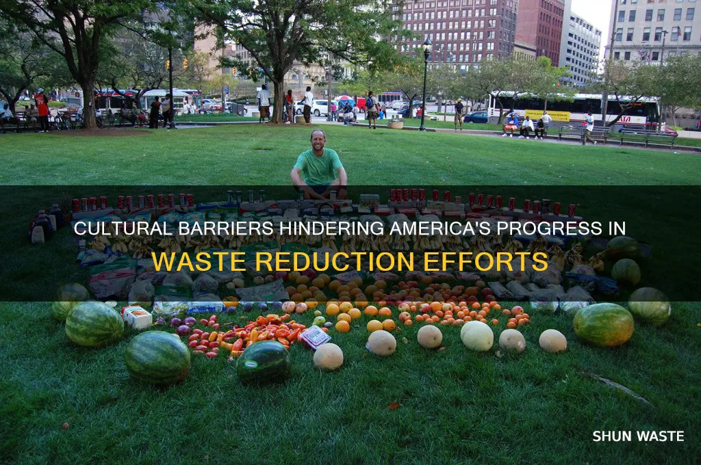 what cultural issues are stopping americas waste rpoduction issue