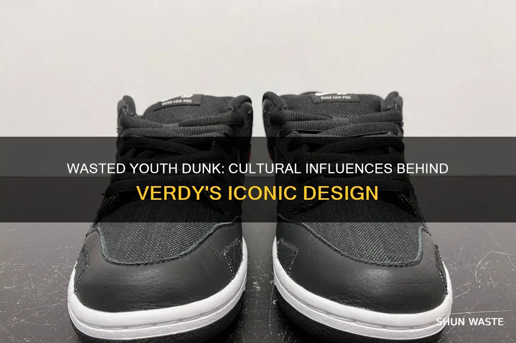what cultures inspired verdy to create the wasted youth dunk