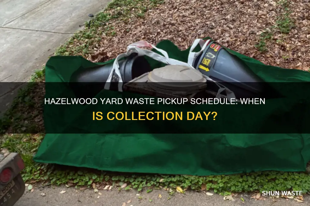 what day does yard waste pick up in hazelwood
