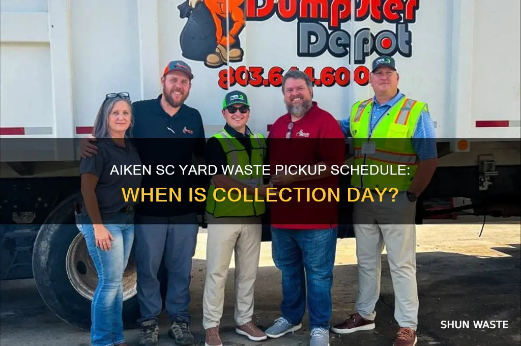 what day is yard waste pick up aiken sc