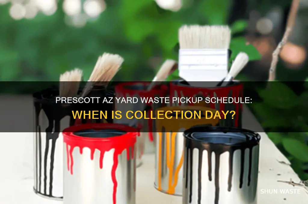 what day is yard waste pick up in prescott az