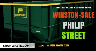 Winston-Salem Philip Street Yard Waste Pickup Schedule: What Day?