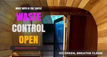 Toutle Waste Control Hours: When You Can Visit and Dispose