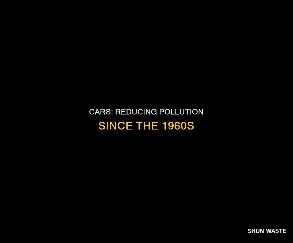 what decade did car start reducing vehicle pollution