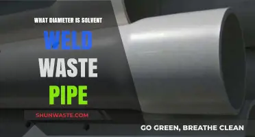 Solvent Weld Waste Pipe Diameter Guide: Choosing the Right Size