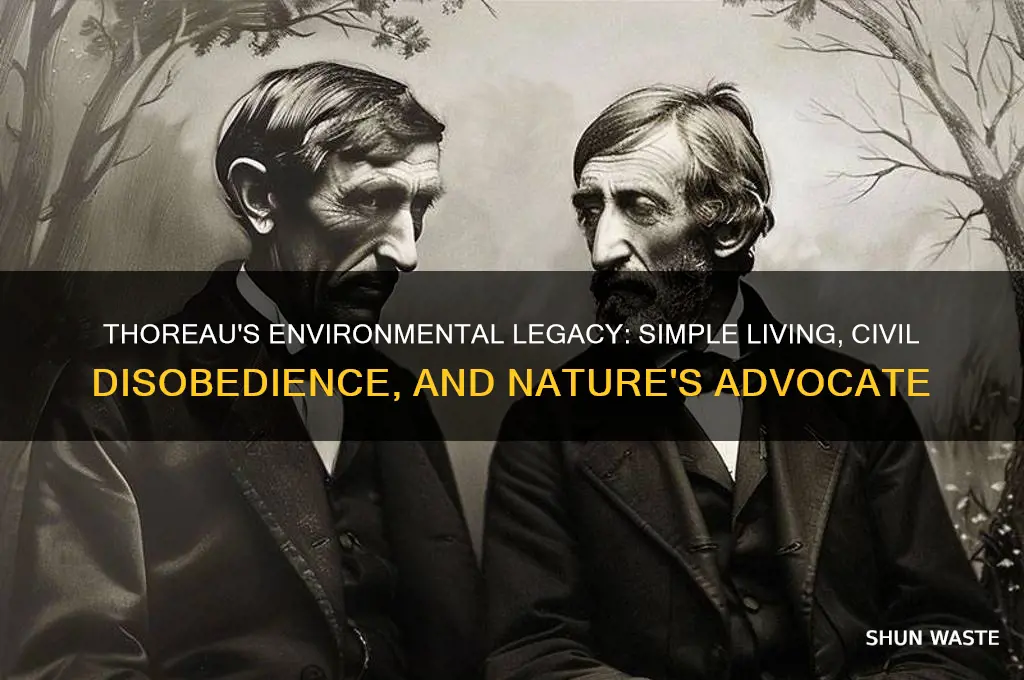 what did henry david thoreau do to help the environment