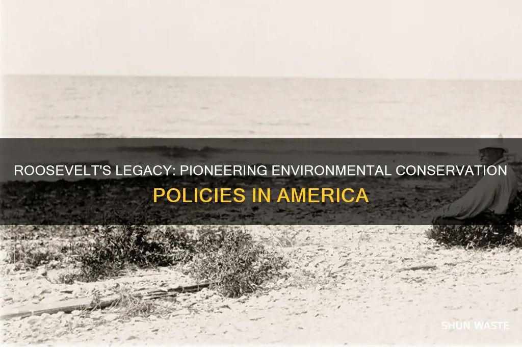 what did president roosevelt do to help conserve the environment