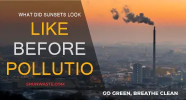 Sunsets Before Pollution: A Clearer View