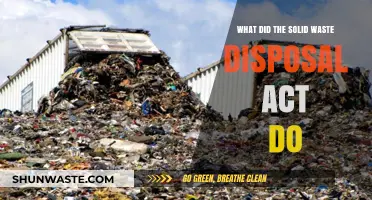 Transforming Waste Management: The Solid Waste Disposal Act's Impact