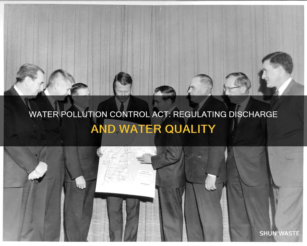 what did the water pollution control act regulate