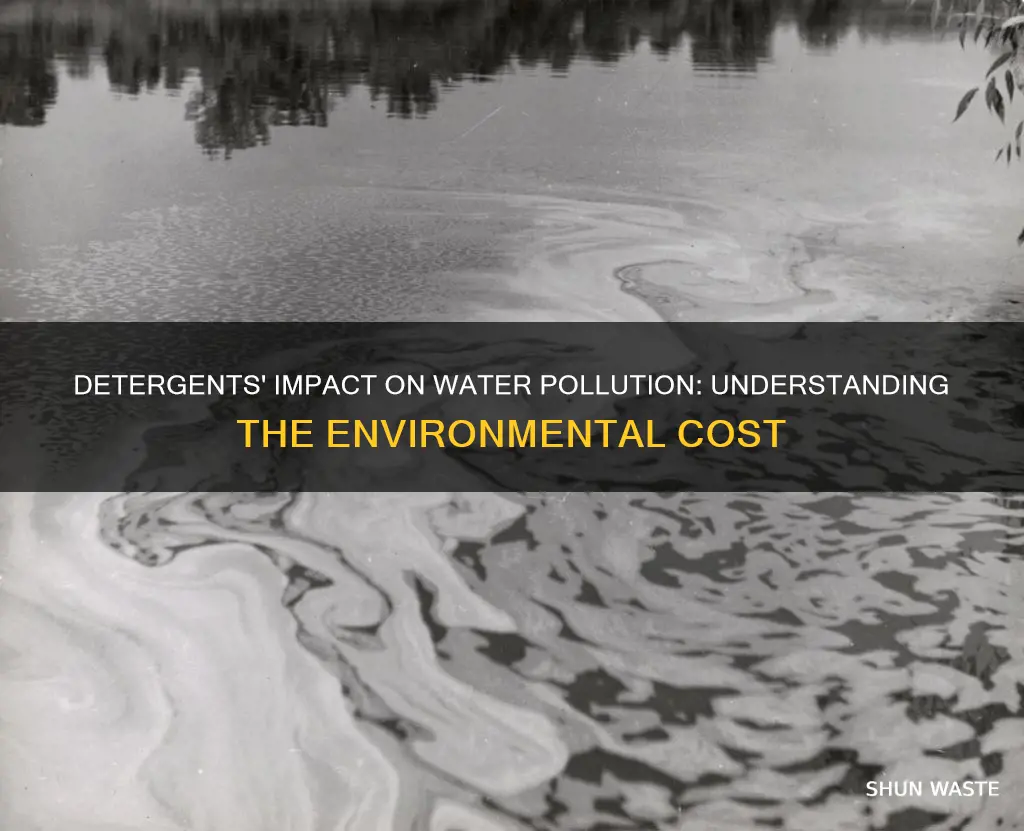 what do detergents do to water pollution