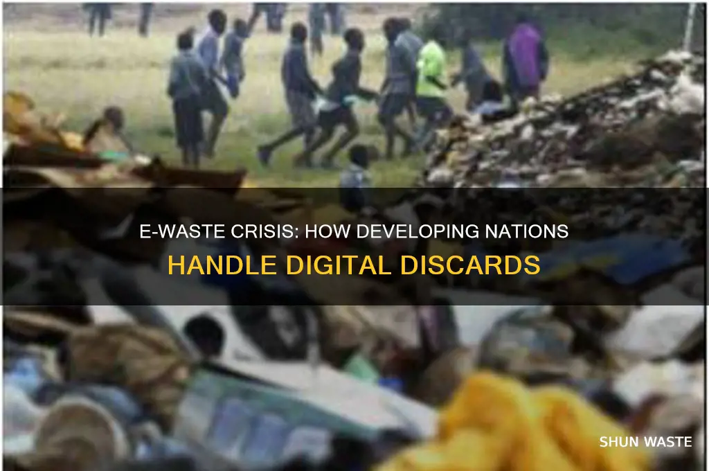 what do devoloping countries do with e-waste