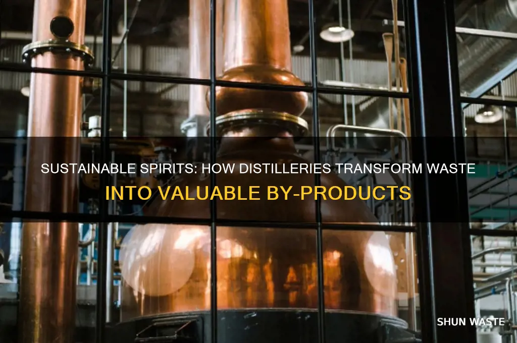 what do distilleries do with their waste and by products