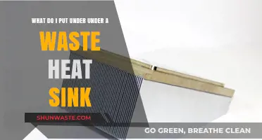 Effective Materials to Place Under a Waste Heat Sink for Optimal Cooling