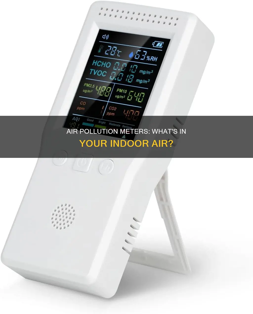 what do indoor air pollution meters test for
