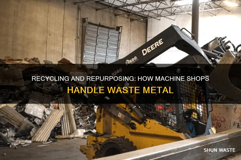 what do machingin shops do with their waste metal