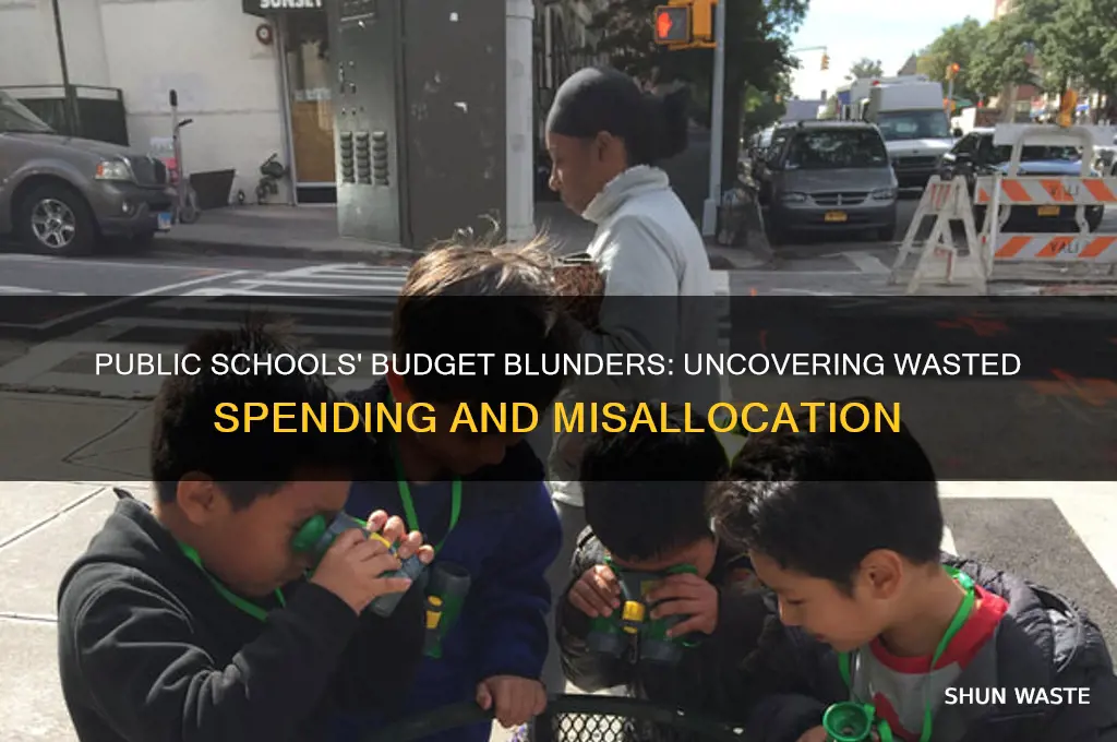 what do public schools waste money on