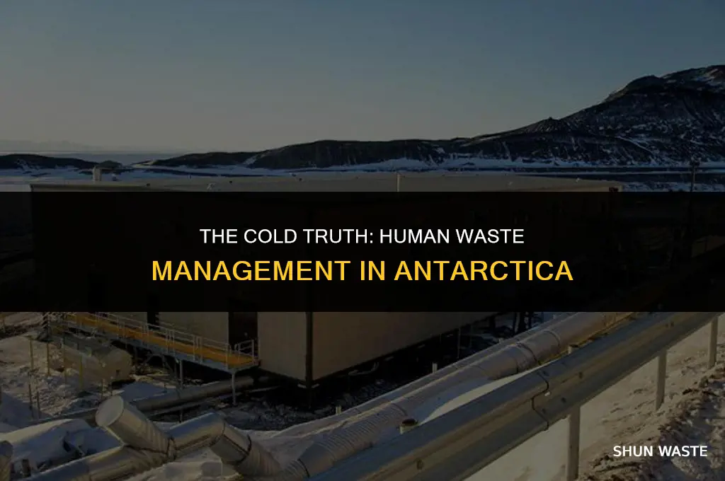 what do they do with human waste in antarctica