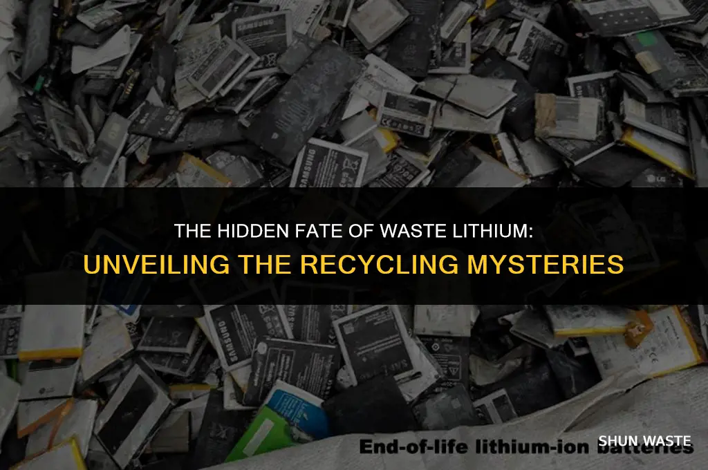 what do they do with waste lithium