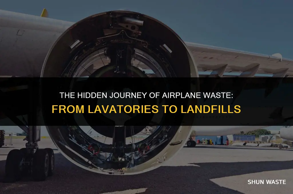 what do they do withg the waster from airplanes