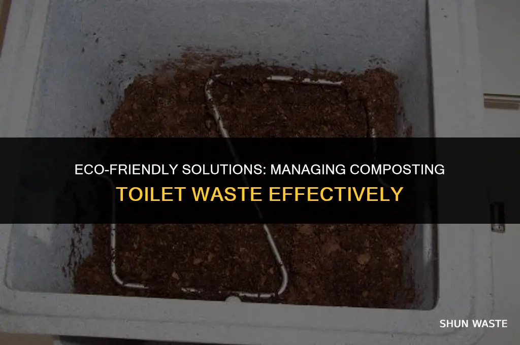 what do u do with waste from composting toilet