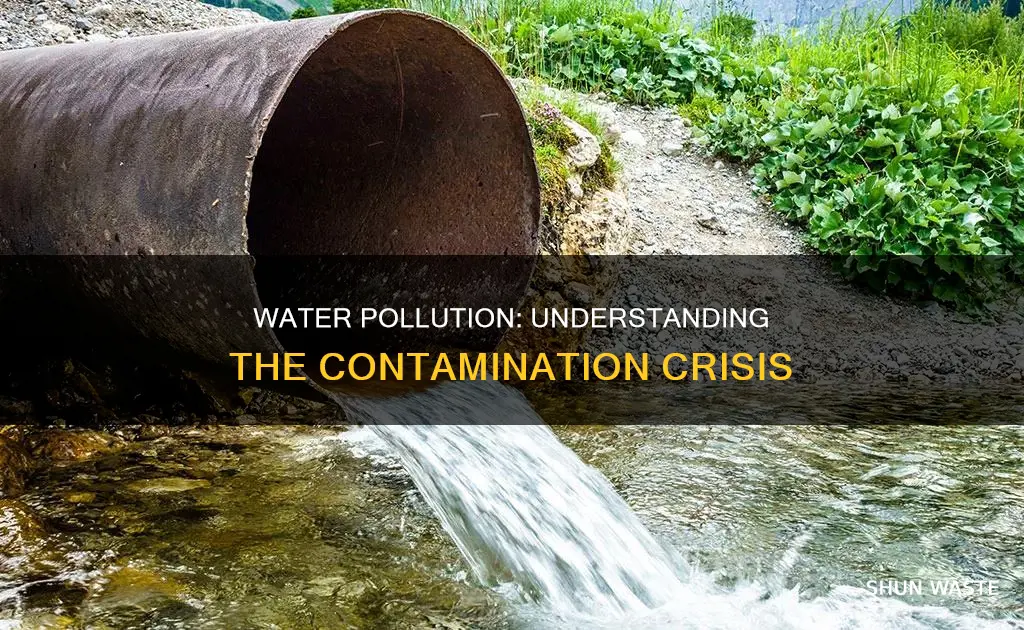 what do u mean by water pollution