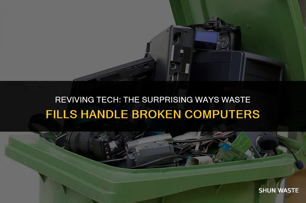 what do waste fills do with brocken computers