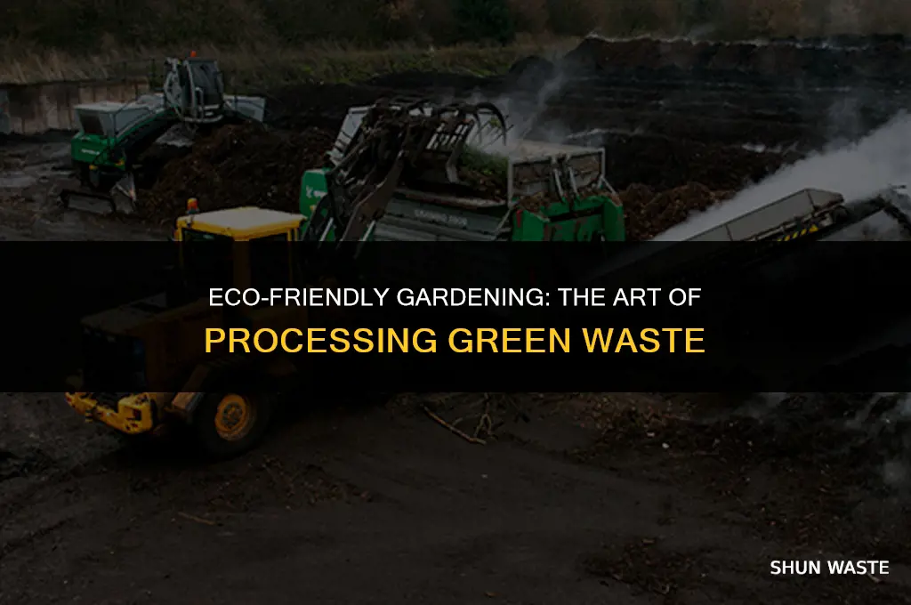 what do you call grinding green waste