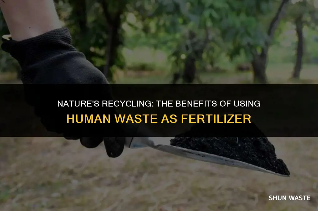 what do you call human waste used for fertilizer