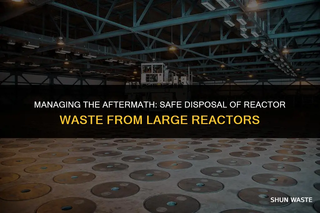 what do you do with reactor waste big reactiors