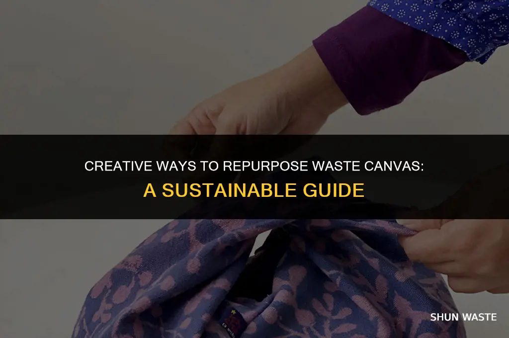 what do you do with waste canvas