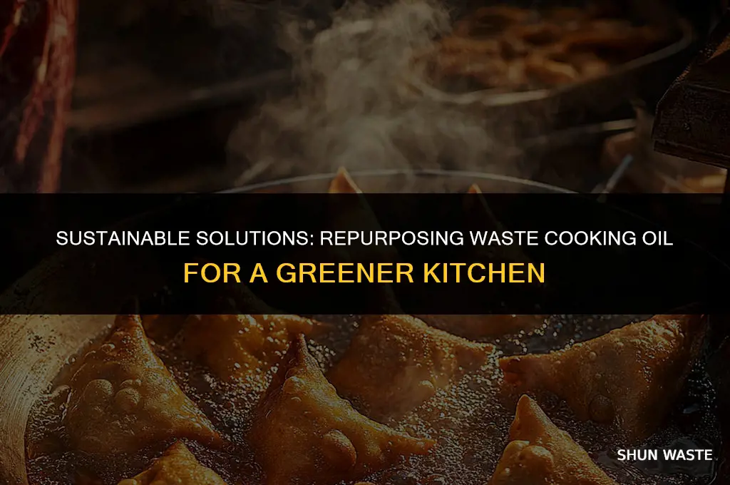 what do you do with waste cooking oil