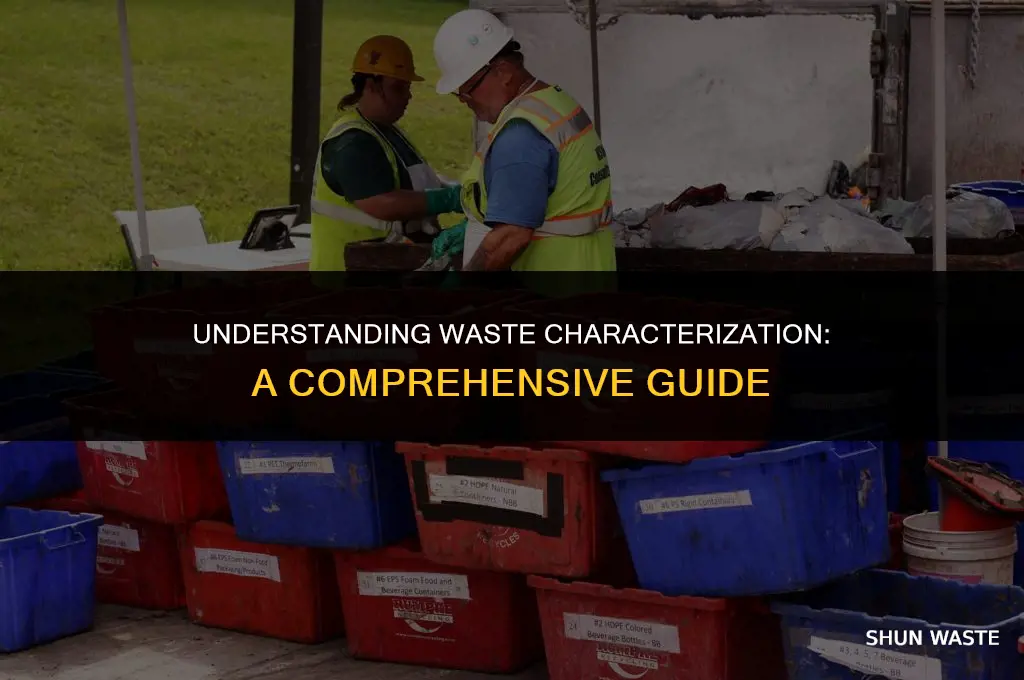 what do you mean by characterization of waste