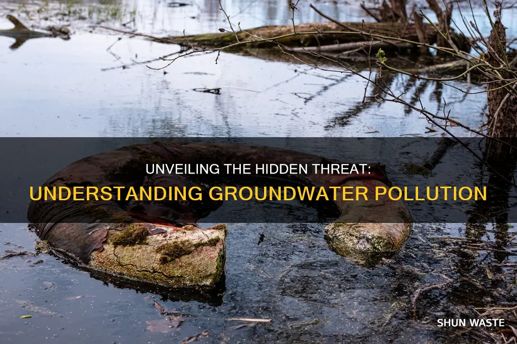 what do you mean by ground water pollution