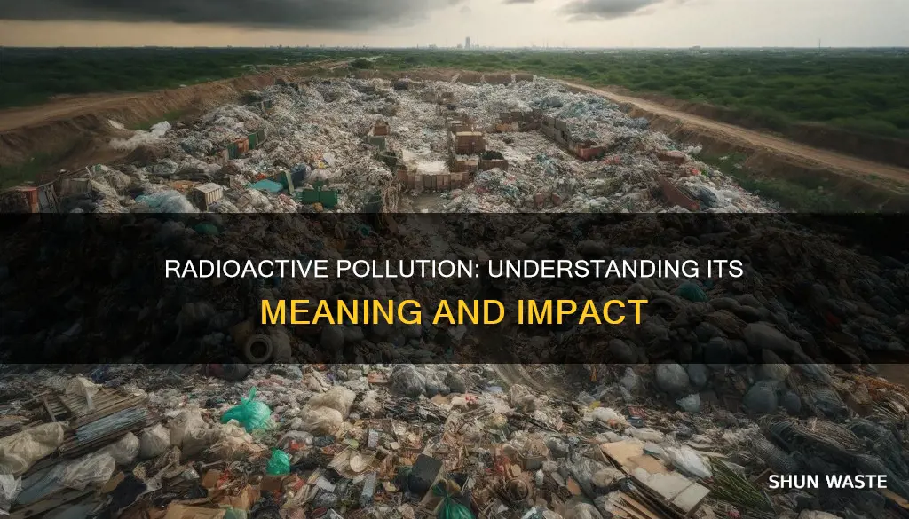 what do you mean by radioactive pollution