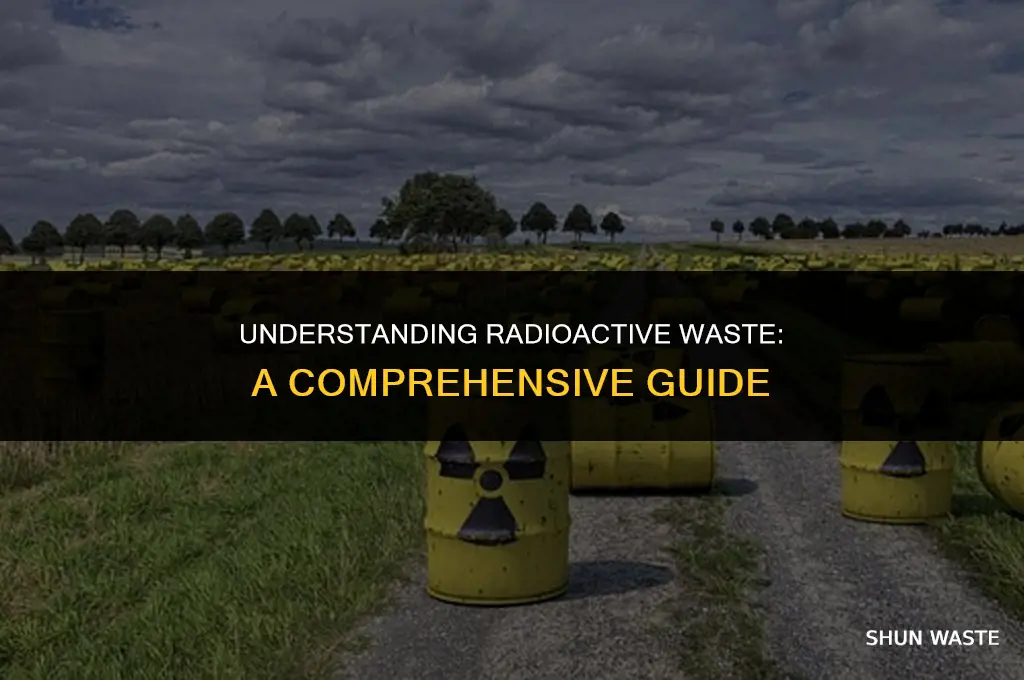 what do you mean by radioactive waste