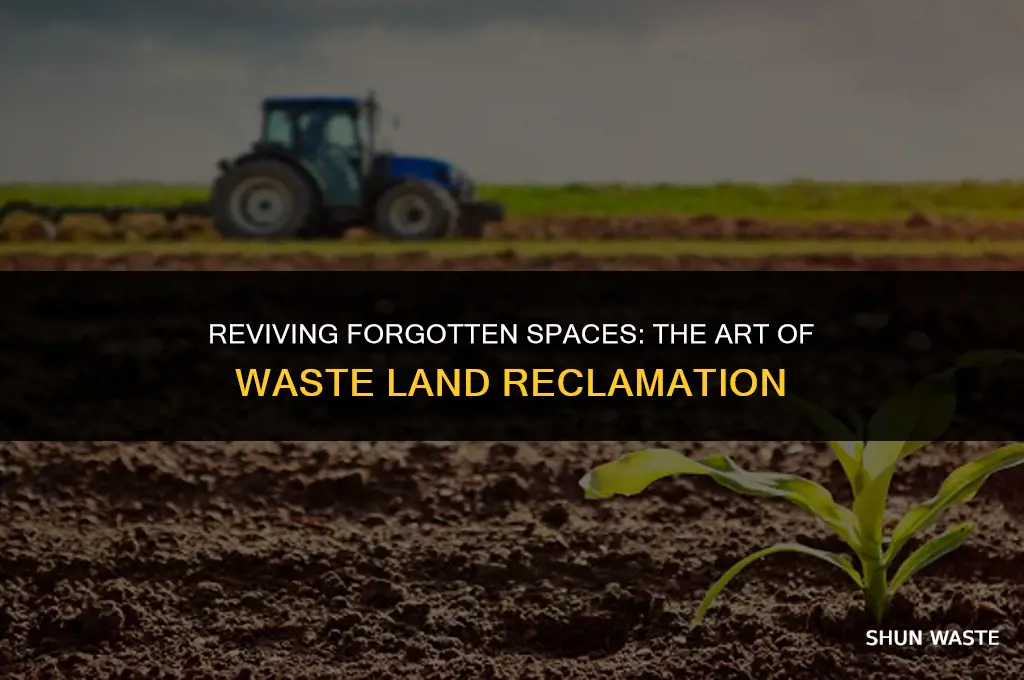 what do you mean by waste land reclamation