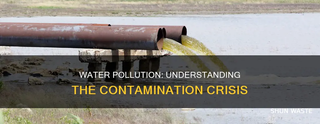 what do you mean by water pollution explain