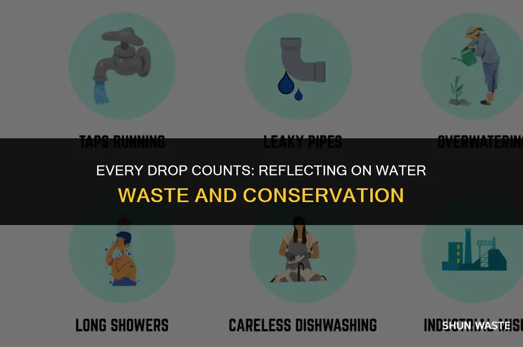 what do you think of the people who waste water