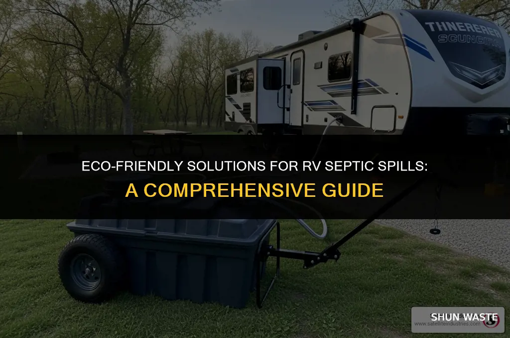 what do you use if rv septic waste spills