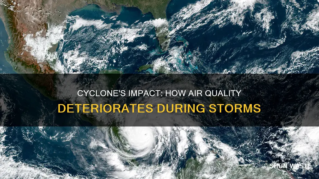 what does a cyclone cause pollutants to od