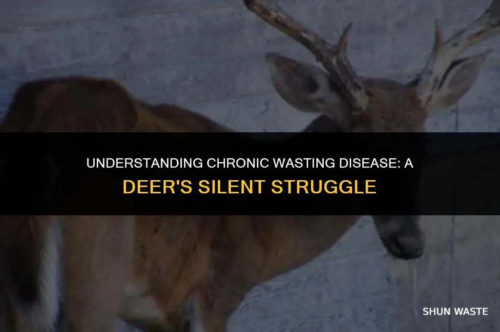 what does a deer look like with chronic wasting disease
