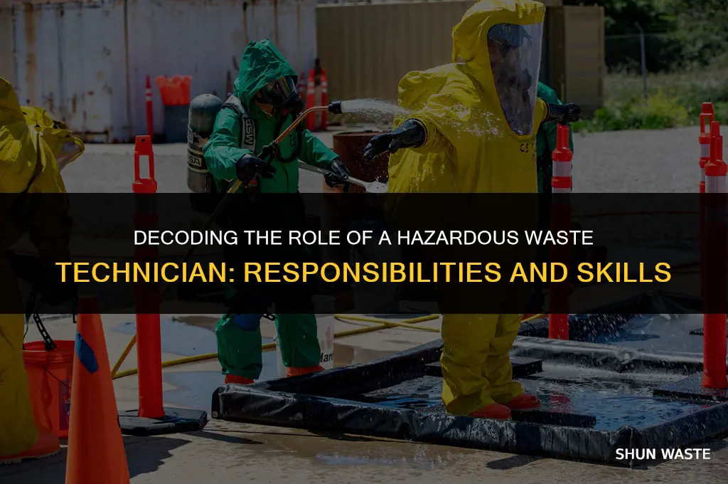 what does a hazardous waste technician do
