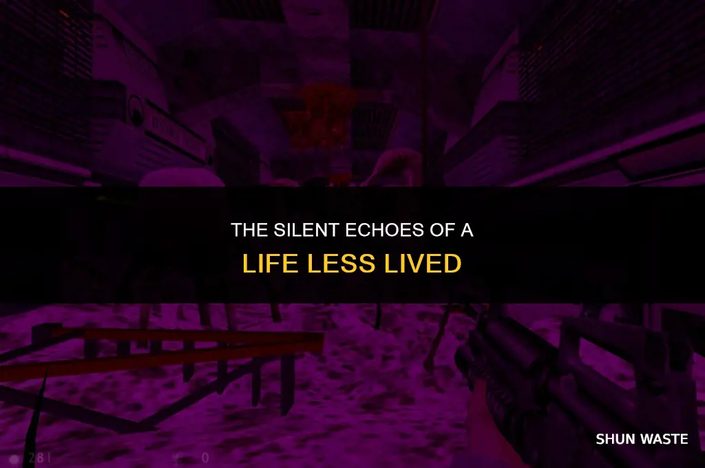 what does a wasted life look like