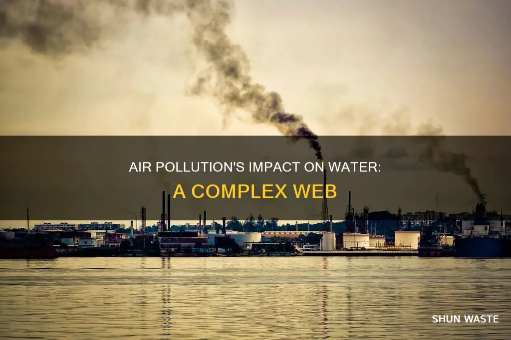what does air pollution do to water