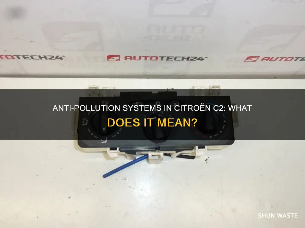what does anti pollution mean on a citroen c2