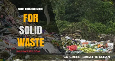 Decoding 'BAN': Understanding Solid Waste Management Acronyms