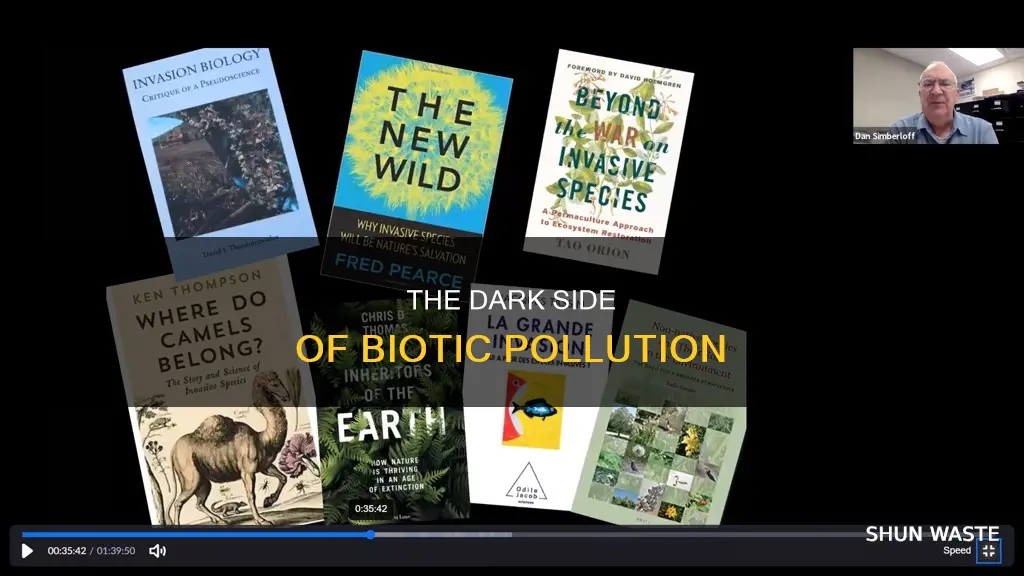 what does biotic pollution mean